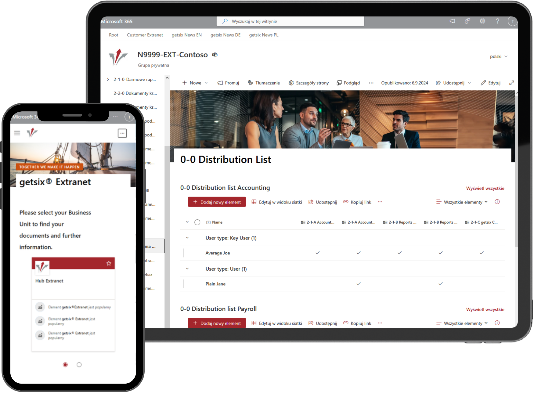 Customer Extranet Portal