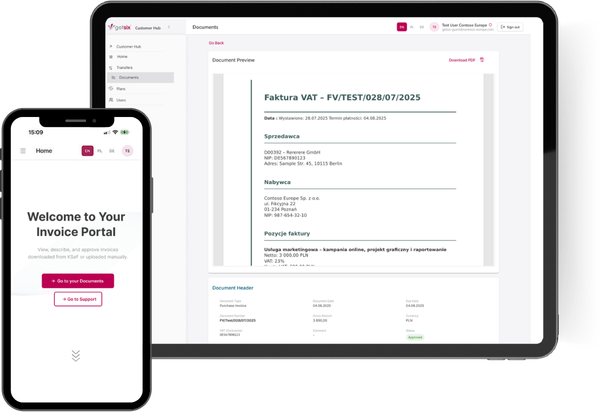 Customer Invoice Portal