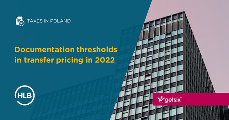 Documentation thresholds in transfer pricing in 2022