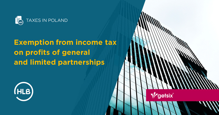 Exemption from income tax on profits of general and limited partnerships