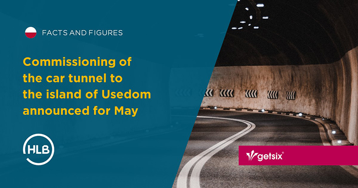 Commissioning of the car tunnel to the island of Usedom announced for May