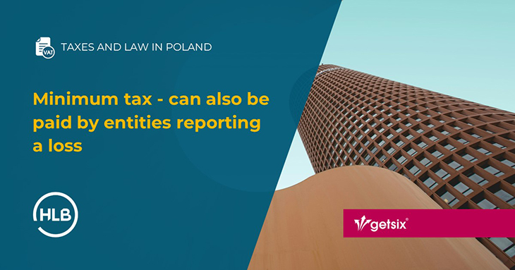 Minimum tax - can also be paid by entities reporting a loss