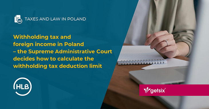Withholding tax and foreign income in Poland