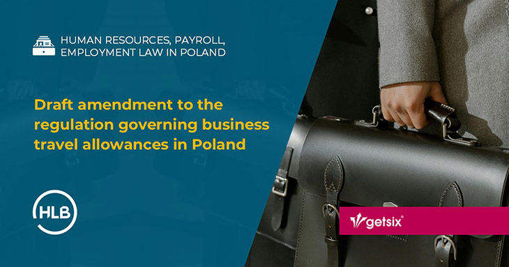 Draft amendment to the regulation governing business travel allowances in Poland